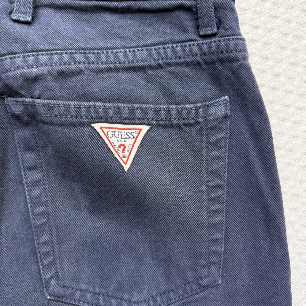 Vintage GUESS Jeans USA American Tradition Dark Wash Straight Leg Jeans Size 28